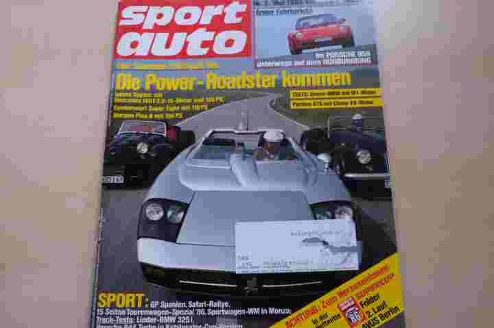 Sport Auto 05/1986